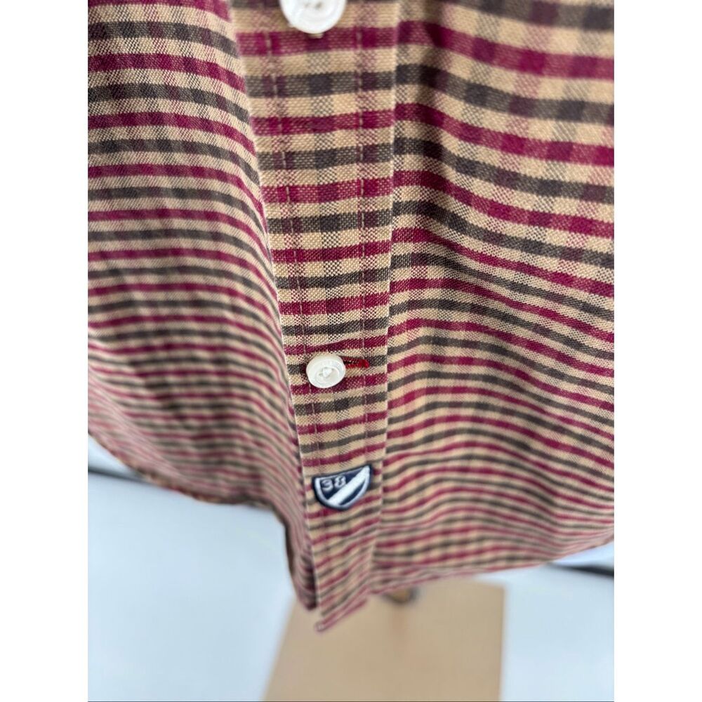 Cremieux Micro Gingham Check Button Down Shirt Re… - image 5